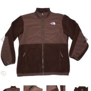 NORTH FACE WOMEN’S DENALI FLEECE COAT JACKET BROWN